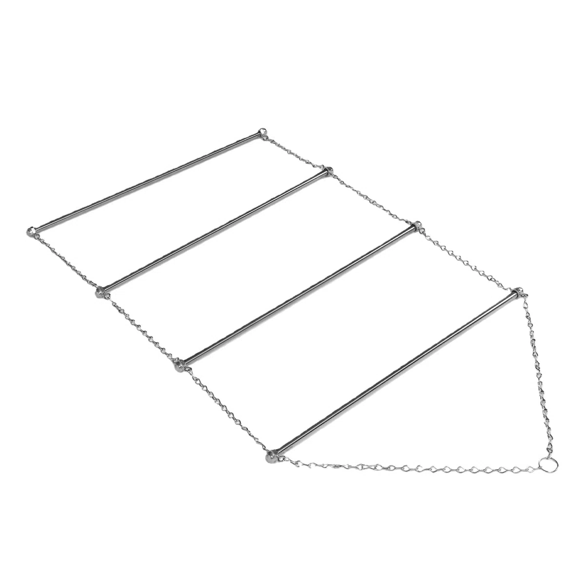 GOWENIC Soporte para Mantas de Sillín de Montaje en Pared de 33 Pulgadas | Estante de Almacenamiento Extra Ancho con 4 Varillas para Mantas y Toallas para Caballos