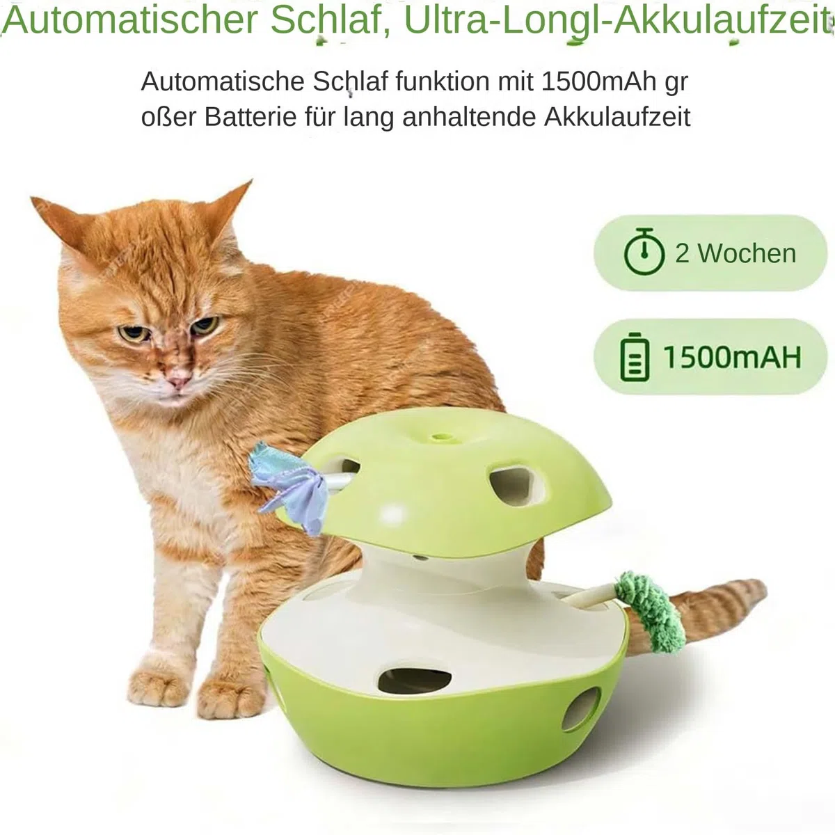 Juguetes Interactivos Para Gatos Juguetes Eléctricos Gatito Puzzle Juguetes | Juego de auto-juego para interior al aire libre alivio diario del estrés enriquecimiento espiritual