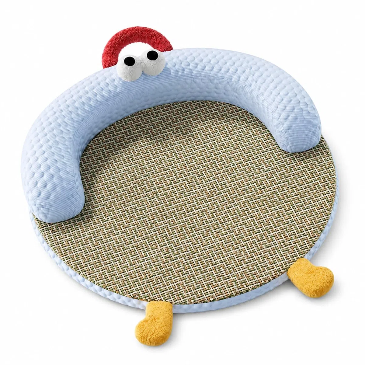 Cama Redonda para Mascotas Lavable, L, 60cm diámetro, para <9kg
