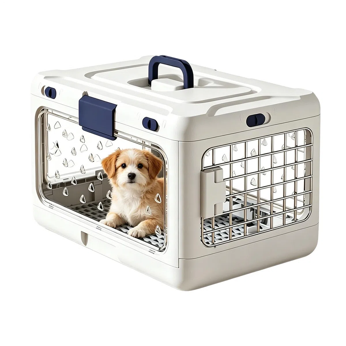Transportín Viajero Canino Rígido Portátil Plegable | Transportín Rígido Para Gatos Cachorros Y , Viajes Por Carretera, Senderismo, Excursiones Aire Libre, Camping, Caminatas