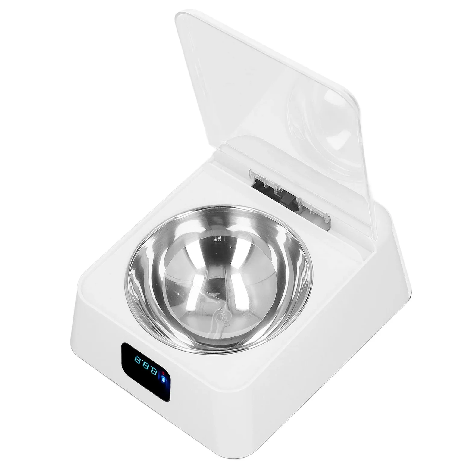 Cuenco de Alimentación Inteligente Automático para Gatos, Comedero Sensible para Mascotas, Tapa Que Evita Resbalones, Inducción IR para Mascotas Pequeñas, Comedero para Gatos