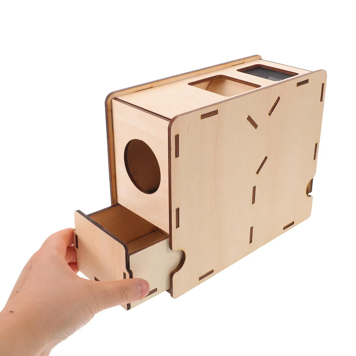 Separador Manual de Cáscaras para Semillas de Aves con Tecnología de Flujo de Aire Estable, Acrílico y Plástico, Adecuado para Preparación de Alimento en Criaderos Pequeños