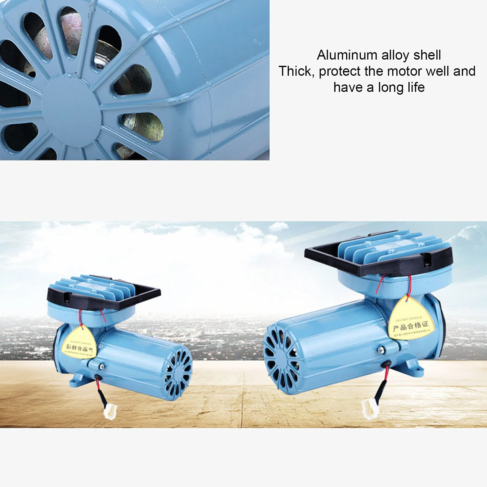 XUMIUZIY Aireación del Oxígeno de la Bomba de Aire del Acuario de 12V 18W, Oxigenador de DC para la Acuicultura Hidropónica del Acuario