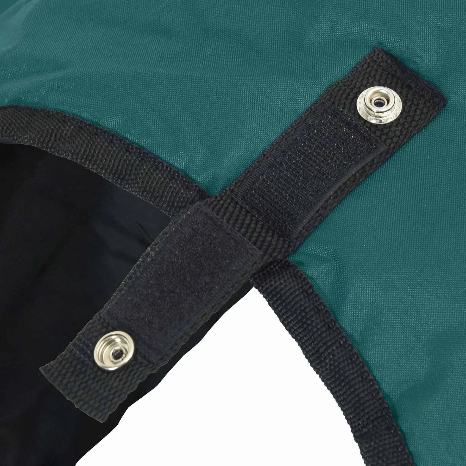 Manta para caballo, color verde oscuro y negro, impermeable, de poliéster, 165 cm, con hebilla ajustable y solapa de cola, ideal para establo, pasto, invierno, protección contra el frío