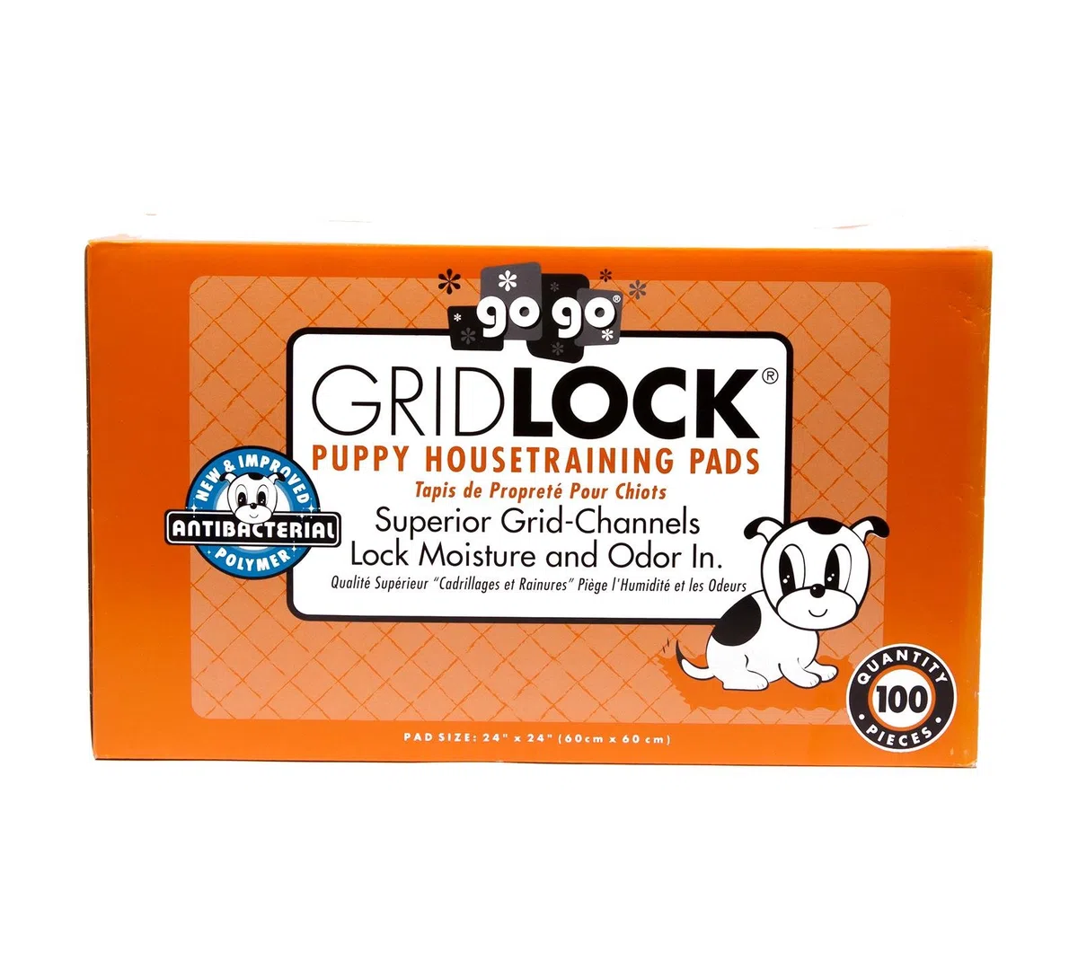 Gridlock Housebreaking - Almohadillas de Entrenamiento para Mascotas, Paquete de 100