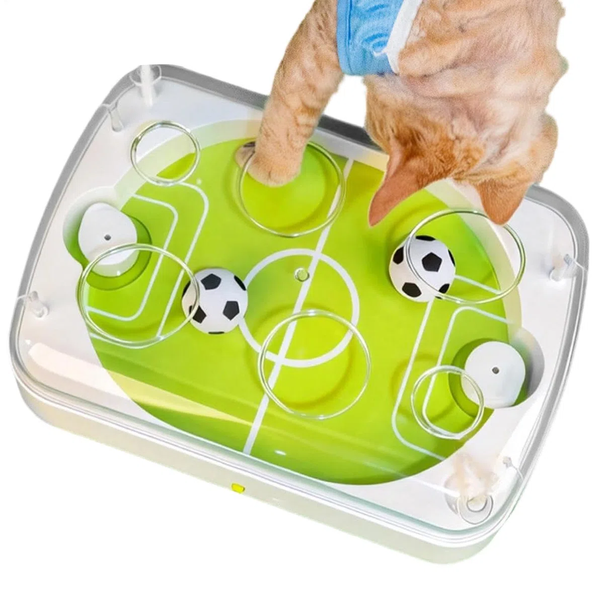 Juguetes para Gato Tipo Pelota Juegos interactivos de fútbol para mascotas