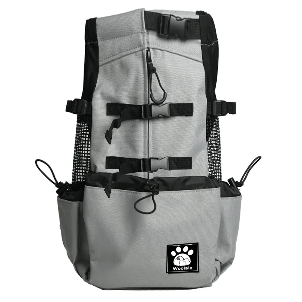 Bolsa de transporte para perros de 1 a 25 kg con diseño de cabeza de cordón, mochila ventilada para perros pequeños y medianos, transportador diario para cachorros para caminar al aire libre, seguro
