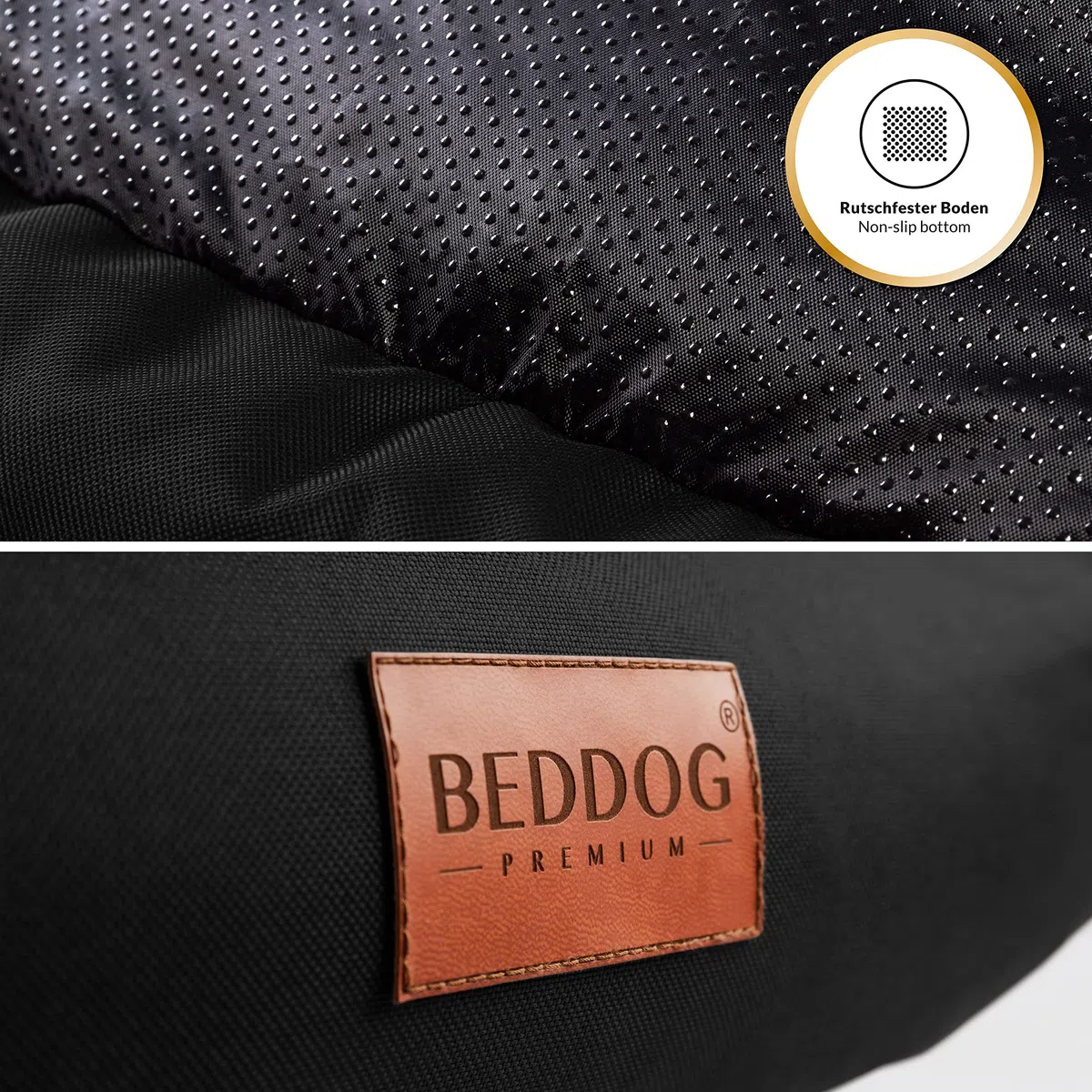 BedDog Cama Perro XL - Cama para Perros - Camas Perros Mediano - Colchoneta Perro - Colchon Perro Grande en Tejido Alicante