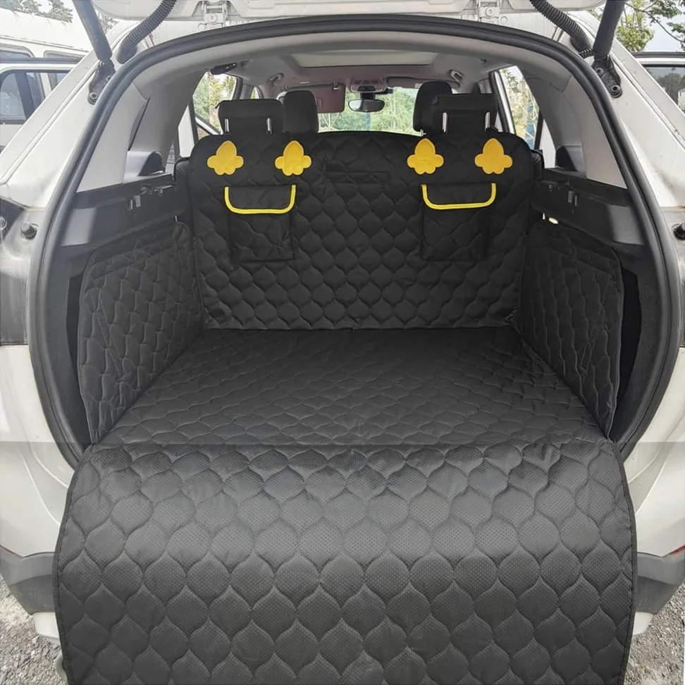 Funda Maletero Coche Perros para Jeep Grand Cherokee, Cuero Funda Protector Impermeable Antideslizante Resistente a los Arañazos para Perros