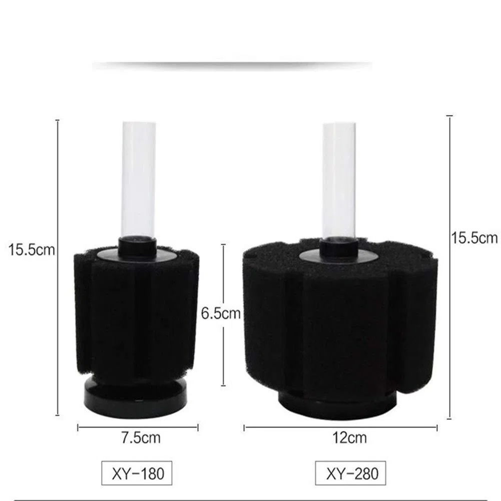 3pcs Acuario Filtro del Tanque Bomba de Aire bioquímica Skimmer Esponja Filtro del Acuario Filtración Filtro Acuáticos Animales de Pescado y marisco (Color : XY380)