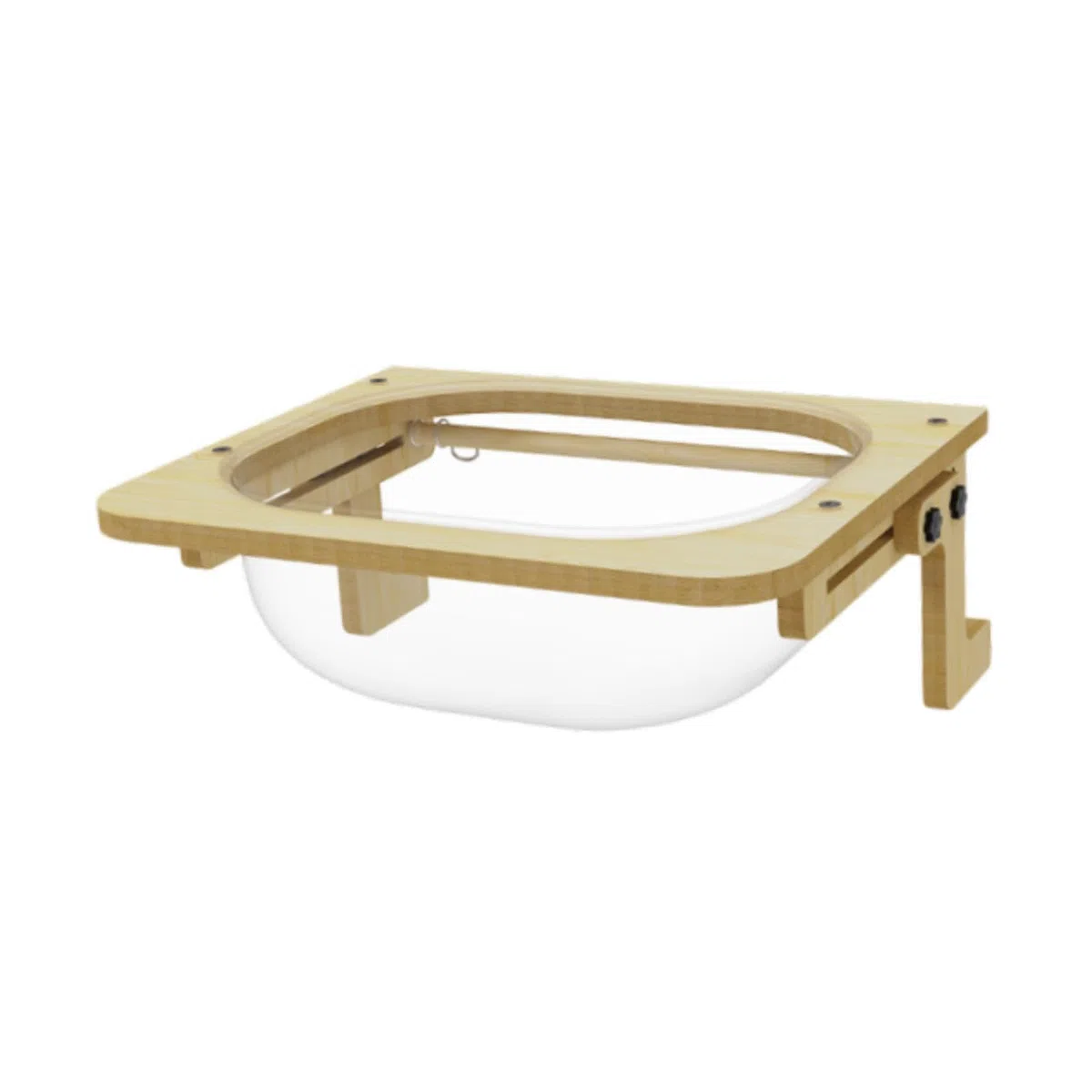 Acogedora Hamaca para Ventana para Gatos. Soporta hasta 13.6 | ajustable. Solución para ahorrar espacio. La hamaca para gatos cuenta con ganchos metálicos para colgarla fácilmente.