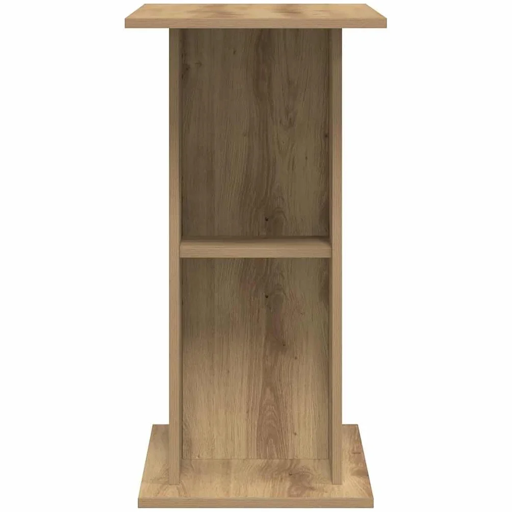 Genérico Soporte para Acuario de Roble Artesanal, 36 x 75 x 72,5 cm, Madera de ingeniería,Producto para Mascotas y Animales,Productos para Mascotas,Productos para Peces,Soportes para acuarios-857291