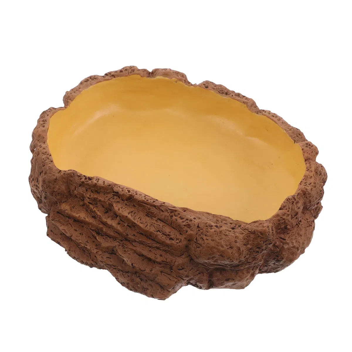Alasum Cuenco Grande para Reptiles Rampa, Plato de Agua y Comida Resistente para Terrarios, Cuenco para Lagartos, Tortugas y Anfibios, Alimentación E Hidratación Fácil, Material