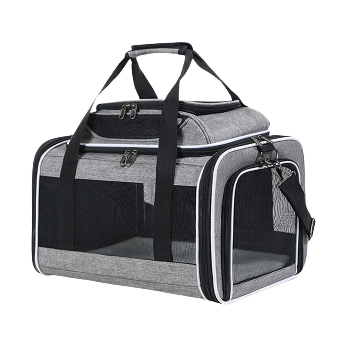 Transportín para gatos De lados blandos, plegable, expandible y de tejido | Transportín plegable Para Conducción de Coche Hogar Senderismo Acampada al Aire Libre Caminatas