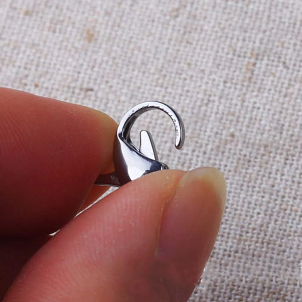 IVIA - Broches para Etiquetas de Perro (Acero Inoxidable, 316 L), diseño de Langosta con Anillos para Collares y Collares de Gato y Perro