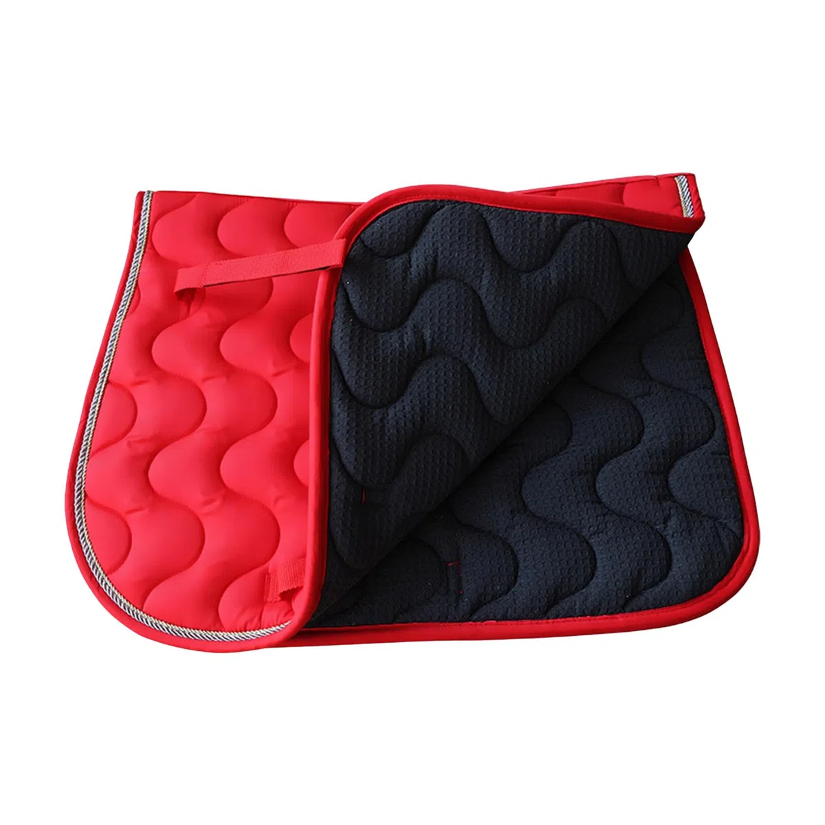 Funda para silla de montar para ecuestres de gran tamaño, 67x50 cm, almohadilla para silla de montar para ecuestres con diseños de costuras seguras para protecciones seguras de la espalda, almohadilla