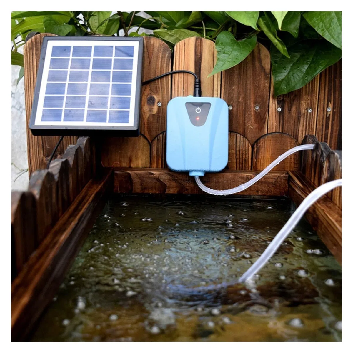 Bomba de aire de acuario ahorradora de energía de 5V/1A, oxigenador de energía Solar, bomba de oxígeno de agua, aireador de estanque, bomba de aire de acuario,Alta eficiencia de conversión