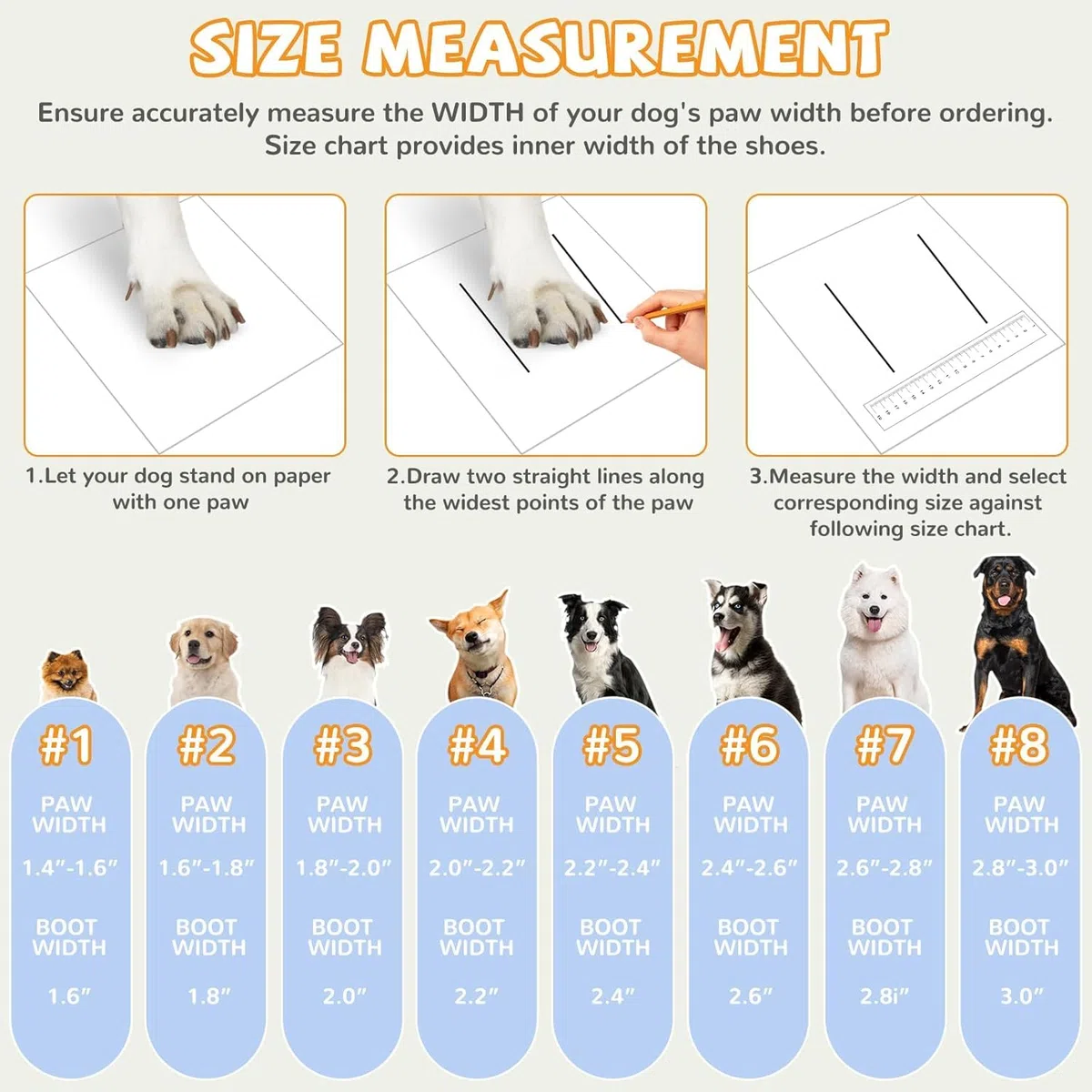 Zapatos para Perros Grandes, tamaño #2 (Ancho 1.8 Pulgadas), Negro, 4 Unidades, Protege Las Patas de Superficies frías y Calientes, Proporciona tracción, Evita arañazos, Uso Durante Todo el