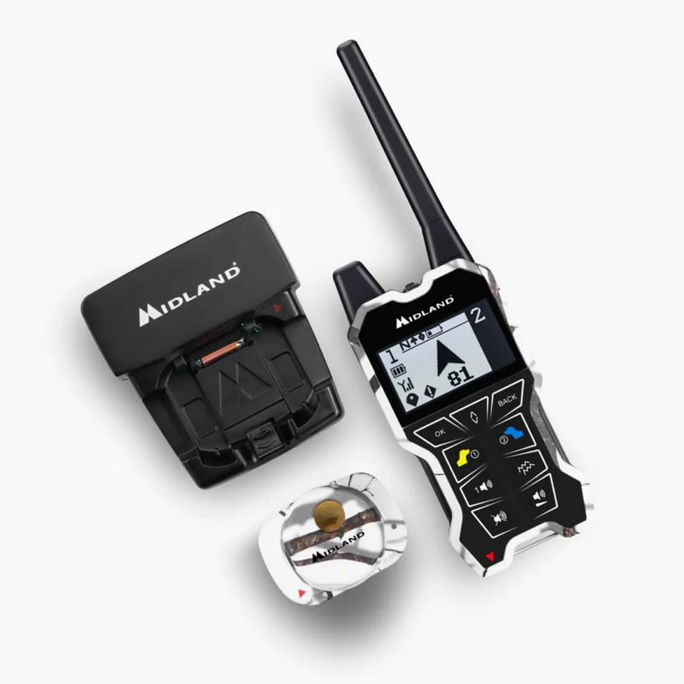 Beeper One GPS - Localizador para Perros - Cobertura hasta 2,5 km - Vibro - Visualización de Distancia y posición |-Mando a Distancia con Pantalla Grande - Localizador acústico