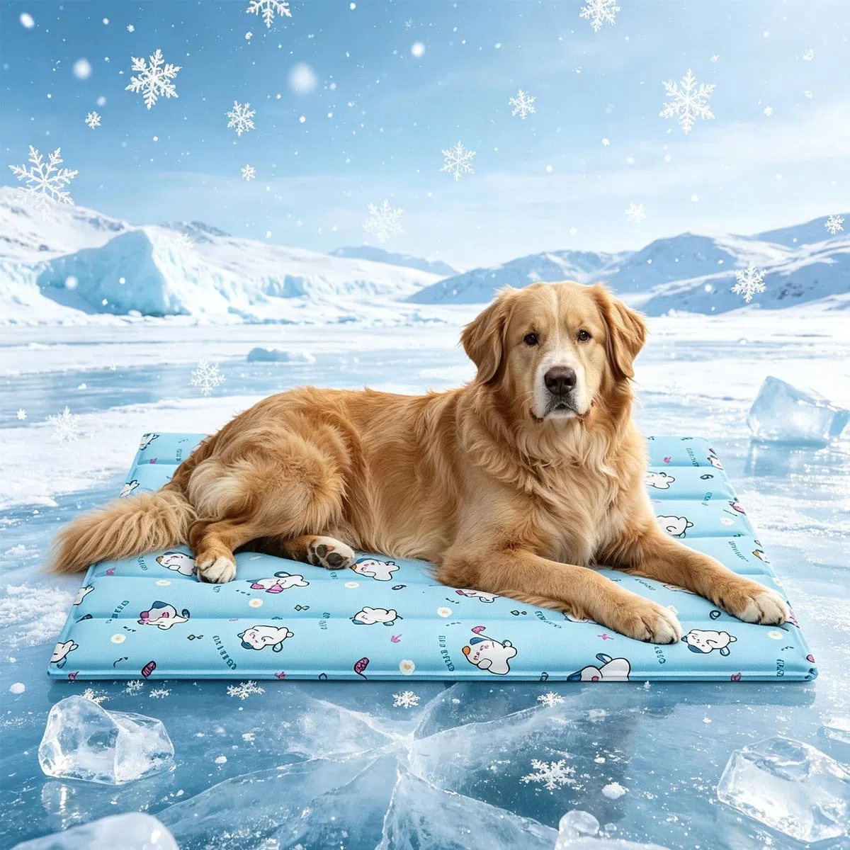 Genérico Cama De Enfriamiento para Mascotas: Lavable Impermeable Engrosado,