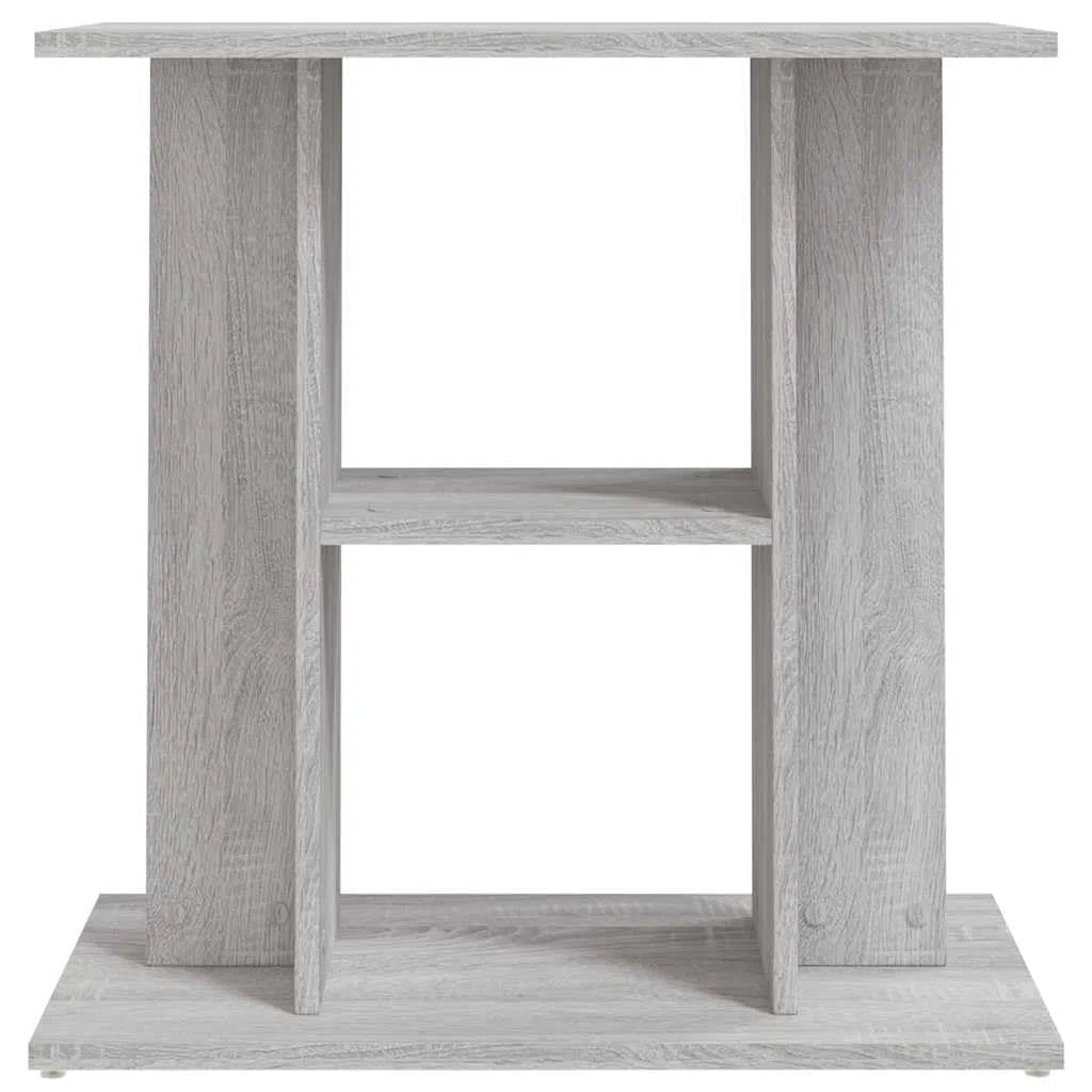 vidaXL Soporte para acuario Sonoma gris 60x30x60 cm Madera sintética