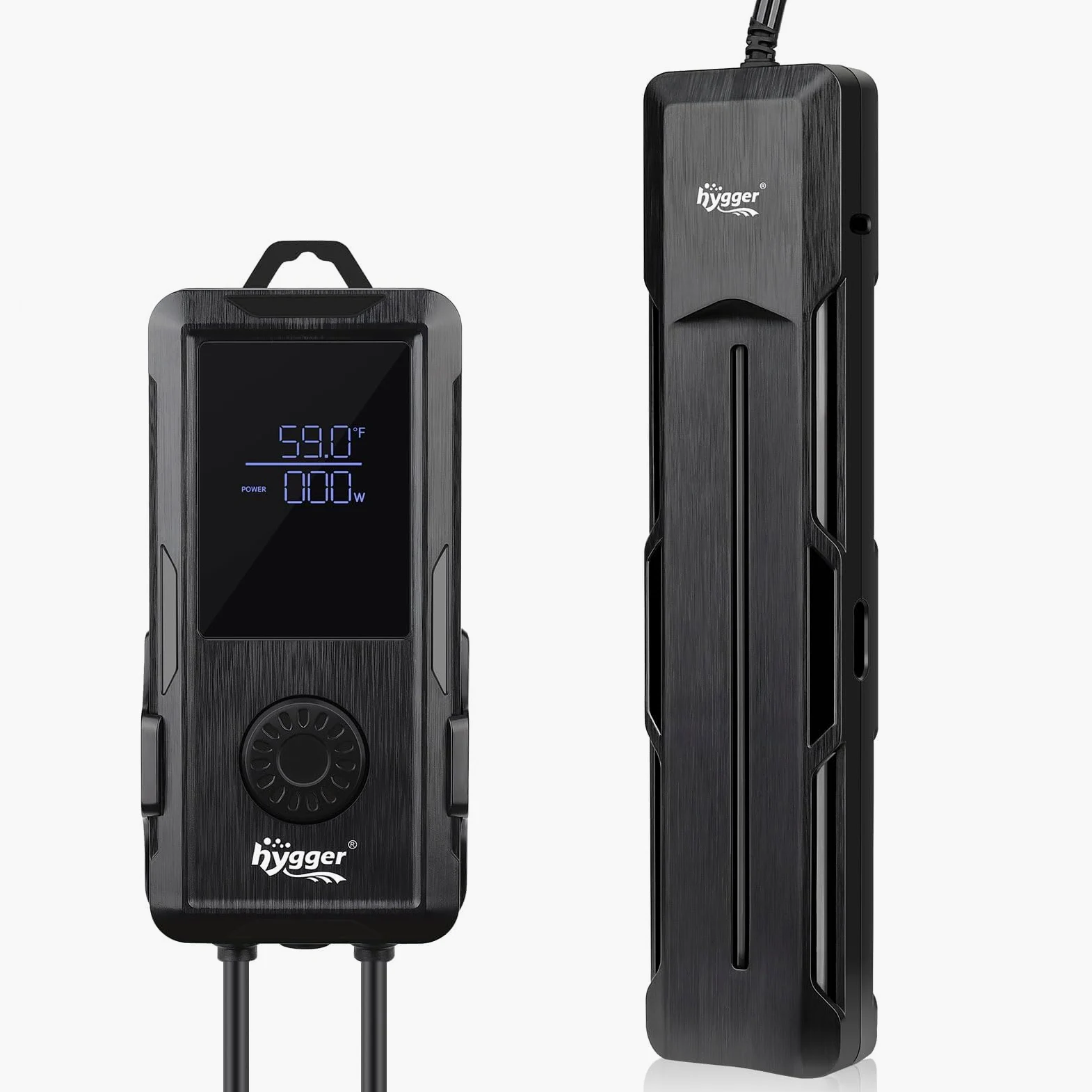 Hygger - Calefacción para acuario (800 W, calefacción sumergible, para acuario, temperatura ajustable, con controlador de pantalla digital, LED, 800 W)