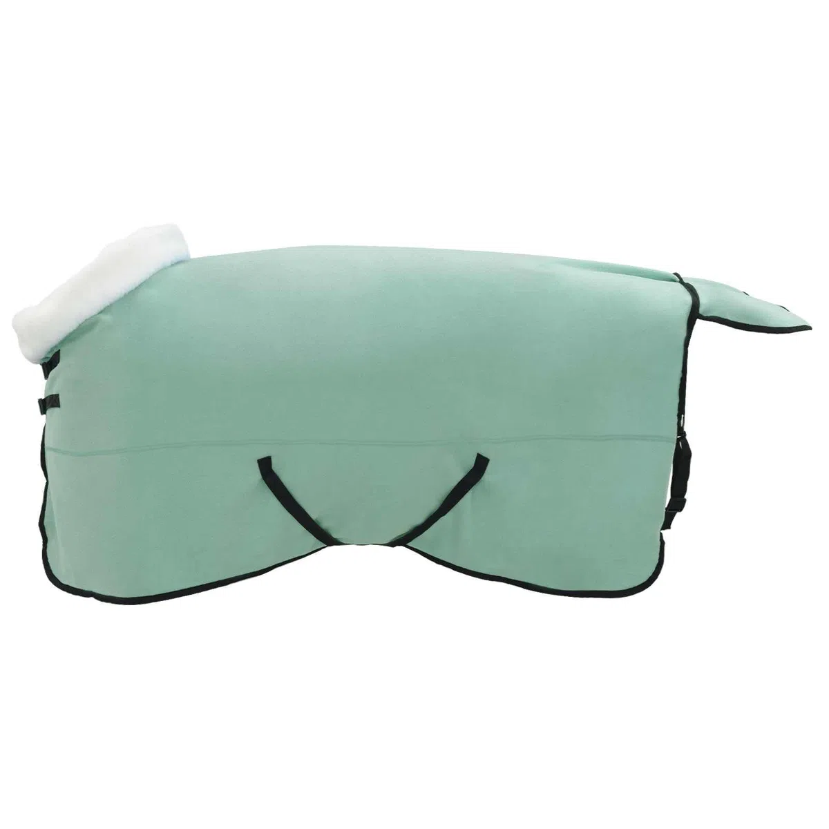 vidaXL Manta para Caballo Verde Oscuro Completo 165 cm Forro Polar, Manta Moderna para Caballos, Invierno, Forro Polar, Equipo Ecuestre, cálido, Ajustable