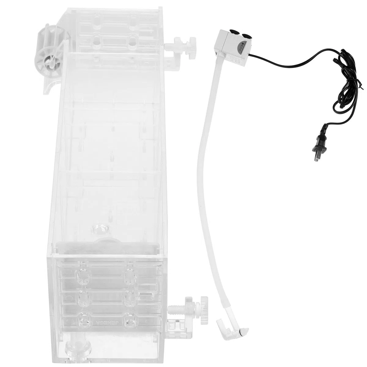 Hemobllo Caja de Filtro para Acuario Colgante con Bomba Silenciosa, Material Acrílico, Diseño Transparente y Fácil de Usar para Peceras