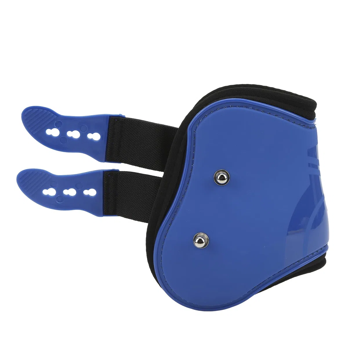 4 polainas traseras delanteras de neopreno resistentes a los golpes, polainas para caballos para deportes de alta velocidad (A set of blue front and back L)