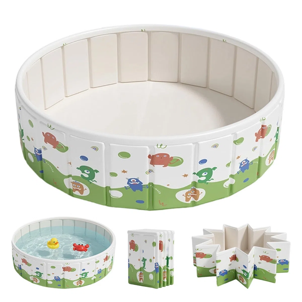 Piscina para Perros Piscina Plegable para Perros | Piscina Viajera Plegable para Mascotas para Patio Camping Playa Autocaravana Verano Hogar Apartamento Dueños Cachorros Niños