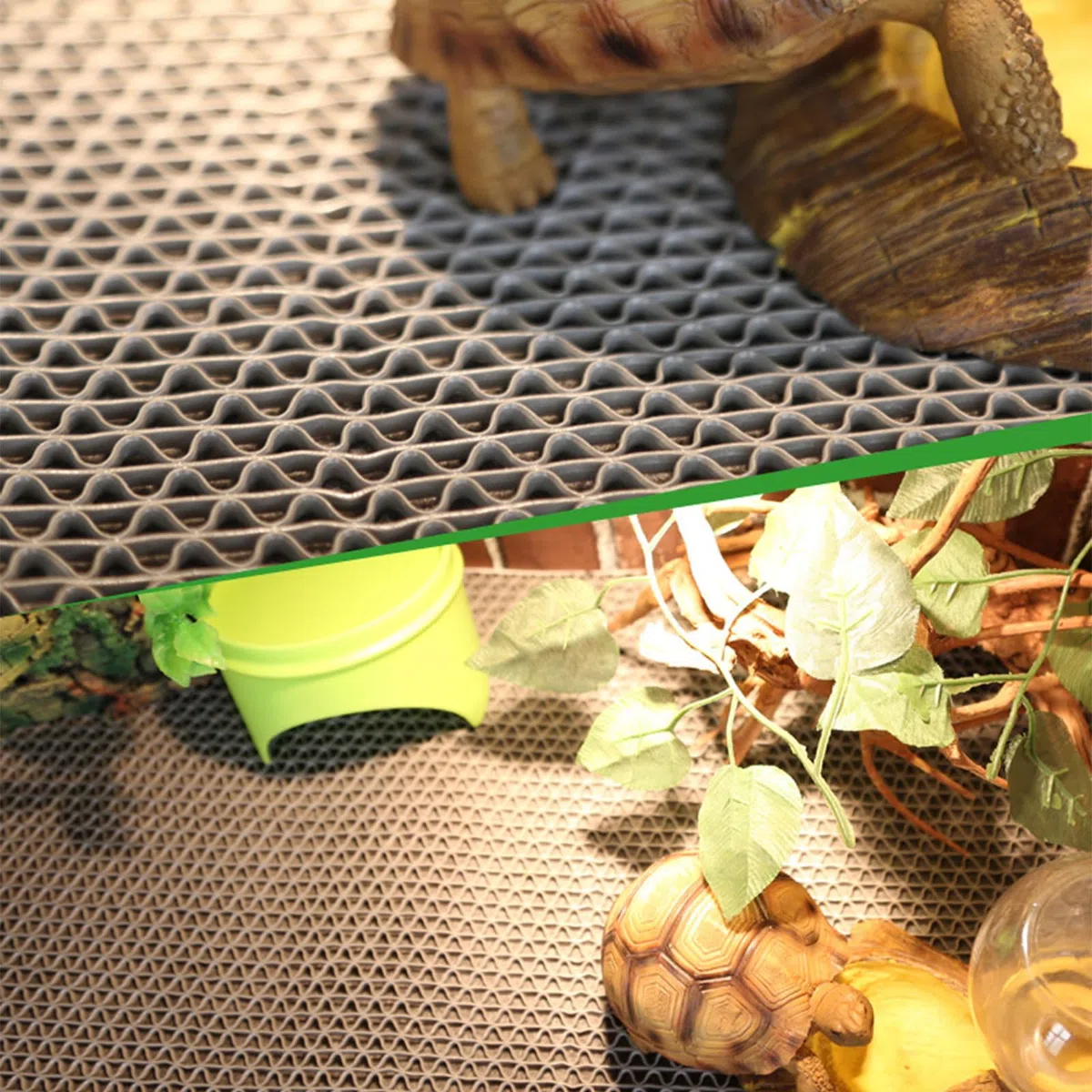 Alfombra impermeable para reptiles, diseño de dragón barbudo, para animales pequeños, hábitats de mascotas