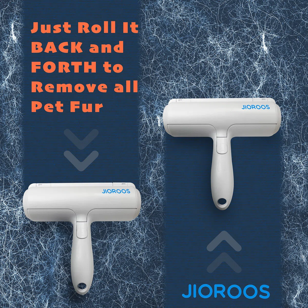 Removedor de Pelo de Mascotas – Removedor de Pelo de Gatos y Perros Reutilizable para Muebles, sofá, Alfombra, Ropa, Asientos de Coche o Ropa de Cama – Rodillos de Pelusa portátiles, Base