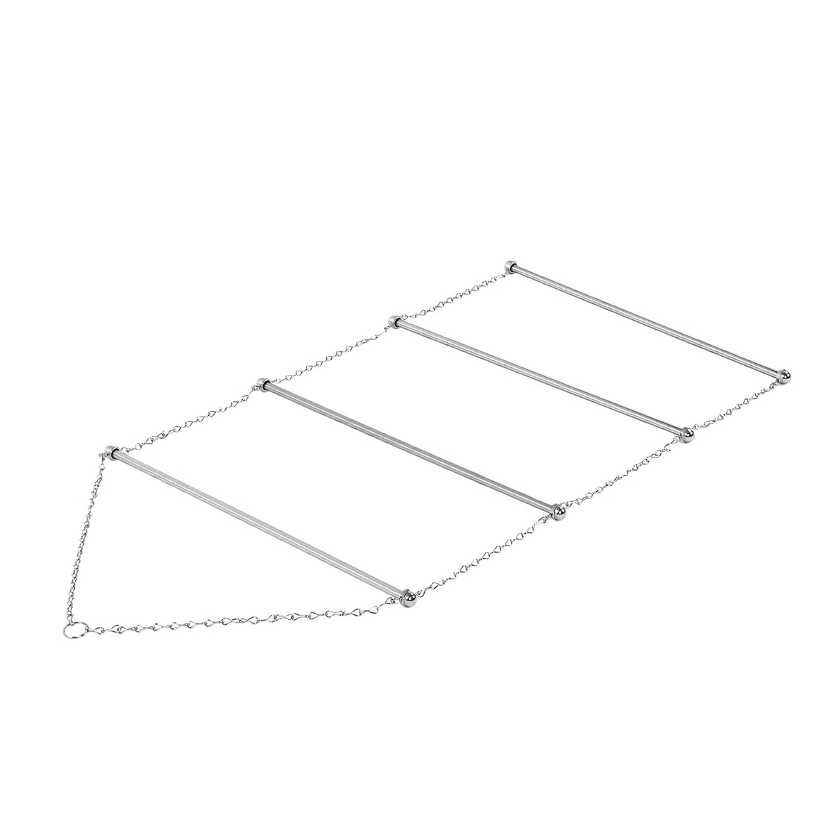 GOWENIC Soporte para Mantas de Sillín de Montaje en Pared de 33 Pulgadas | Estante de Almacenamiento Extra Ancho con 4 Varillas para Mantas y Toallas para Caballos
