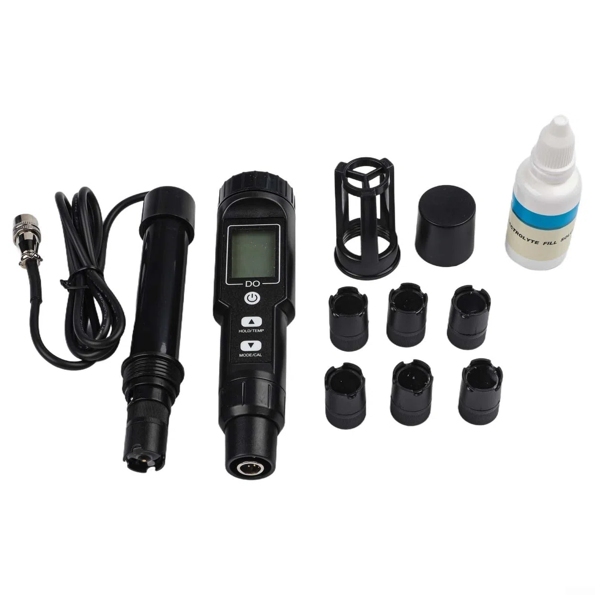 Medidor digital de oxígeno disuelto con ATC, 0.0-30.0mg/L DO Tester, pantalla retroiluminada para acuicultura, aguas residuales, piscinas y laboratorios