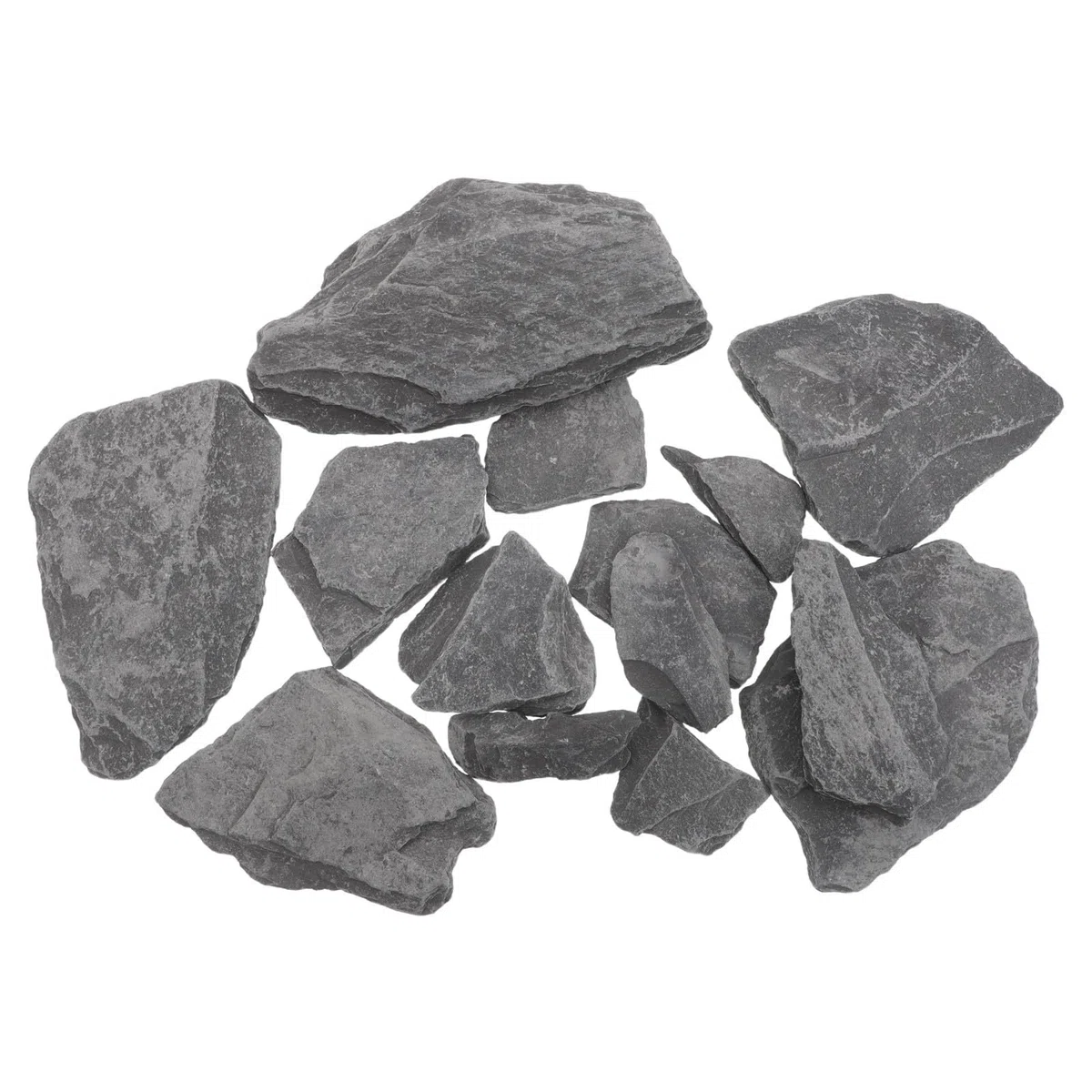 Piedras Naturales Que Fomenta la Exploración para Acuario en Forma de Losa Diseño Aleatorio, Roca Versátil para Peces y Tortugas en Oficina o Acuario