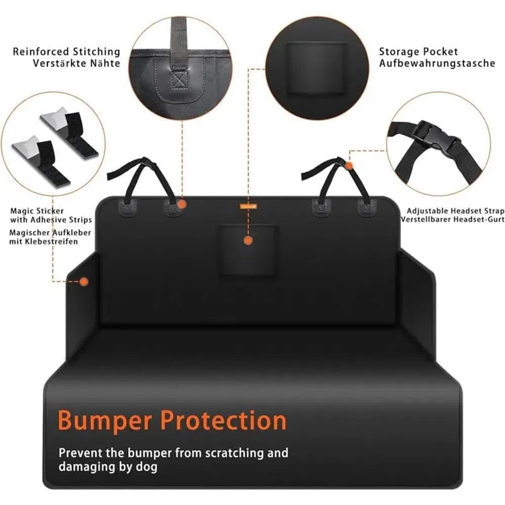 Funda Maletero Coche Perros, para VW Golf GTI 2020-2024 Funda Protector Perros para Maletero Resistente al desgarro y fácil de Limpiar