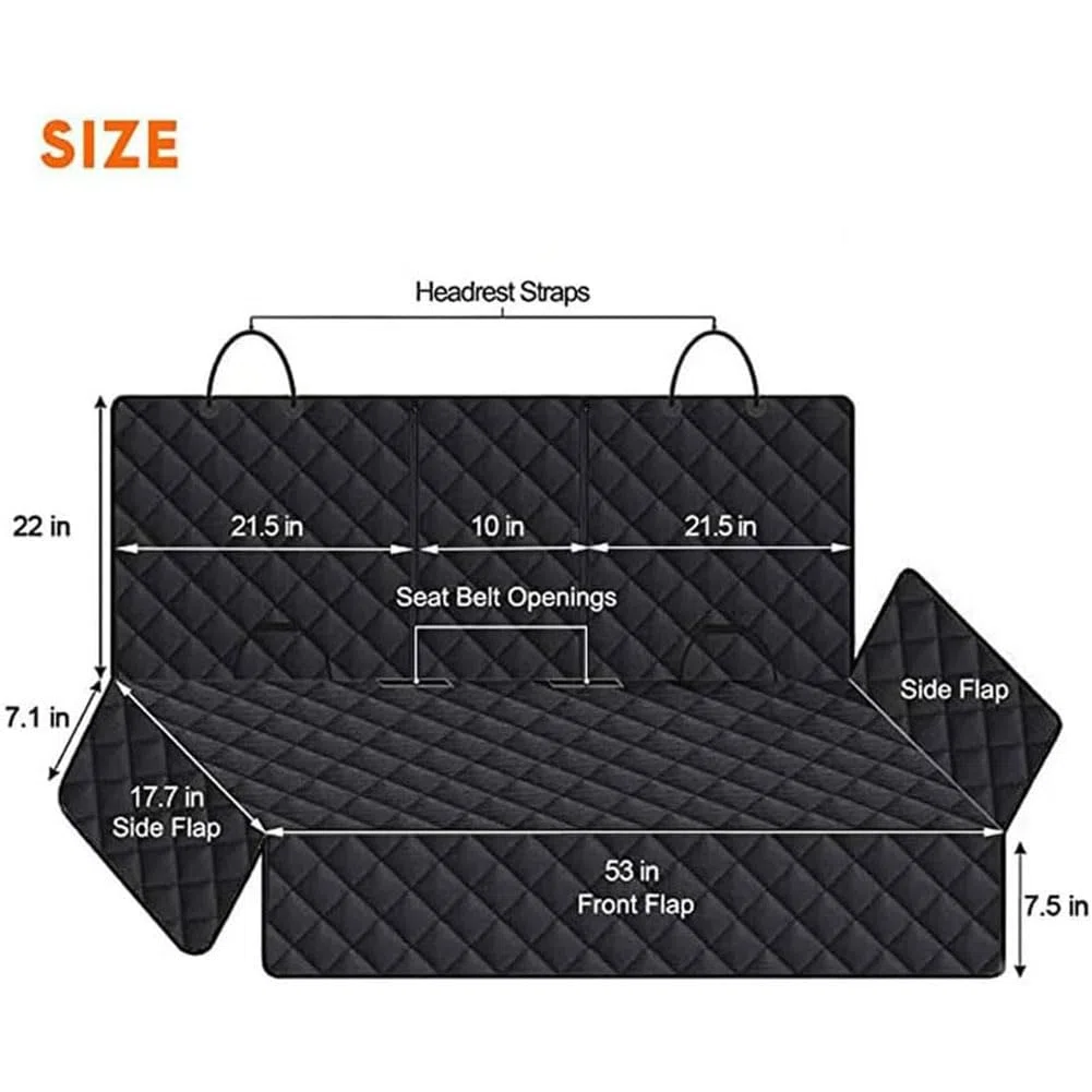 Funda para Asiento De Coche Perros para Buick Enclave Encore Insignia Regal, Prueba De ArañAzos E Impermeable Funda para Asiento Trasero De Coche para Perros