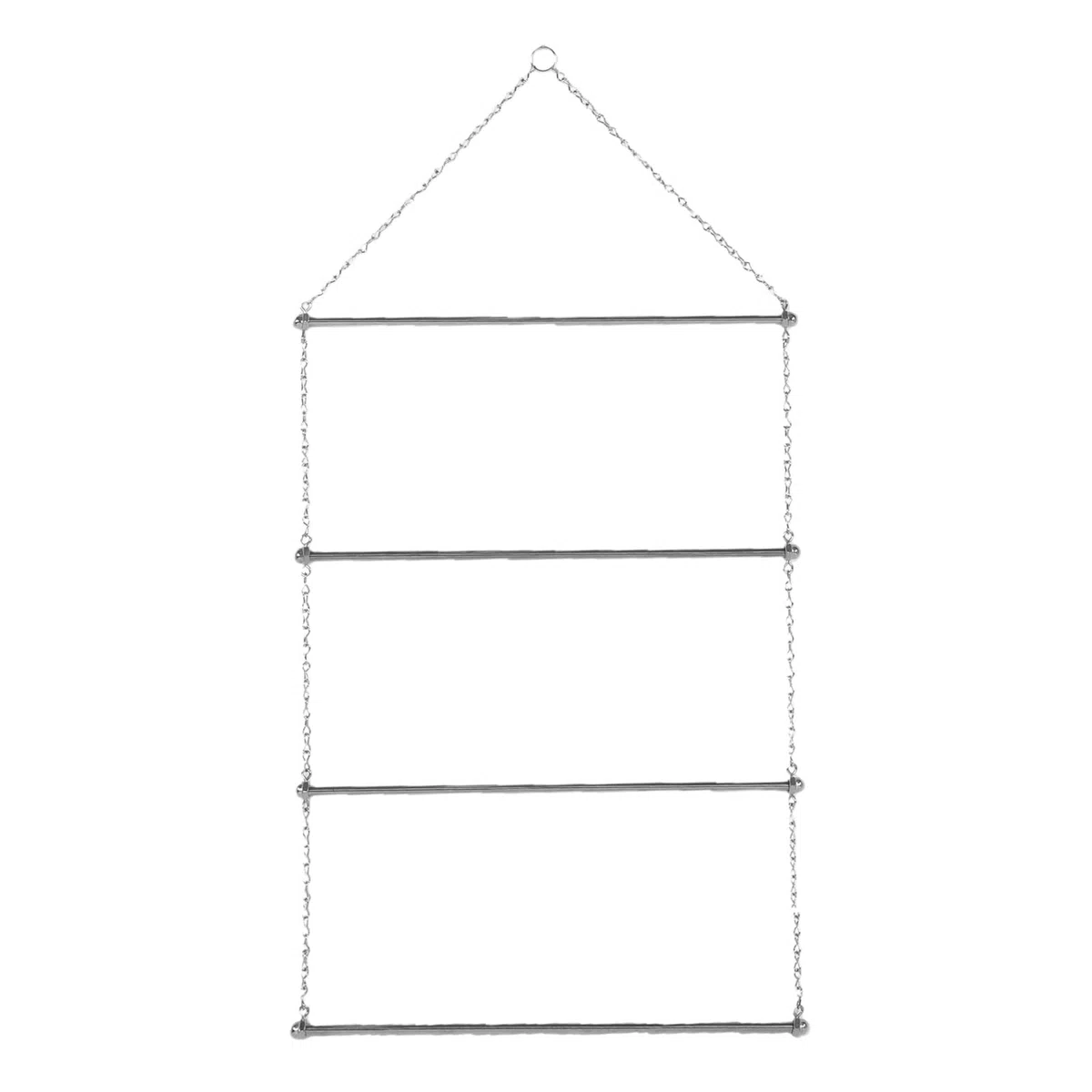 GOWENIC Soporte para Mantas de Sillín de Montaje en Pared de 33 Pulgadas | Estante de Almacenamiento Extra Ancho con 4 Varillas para Mantas y Toallas para Caballos