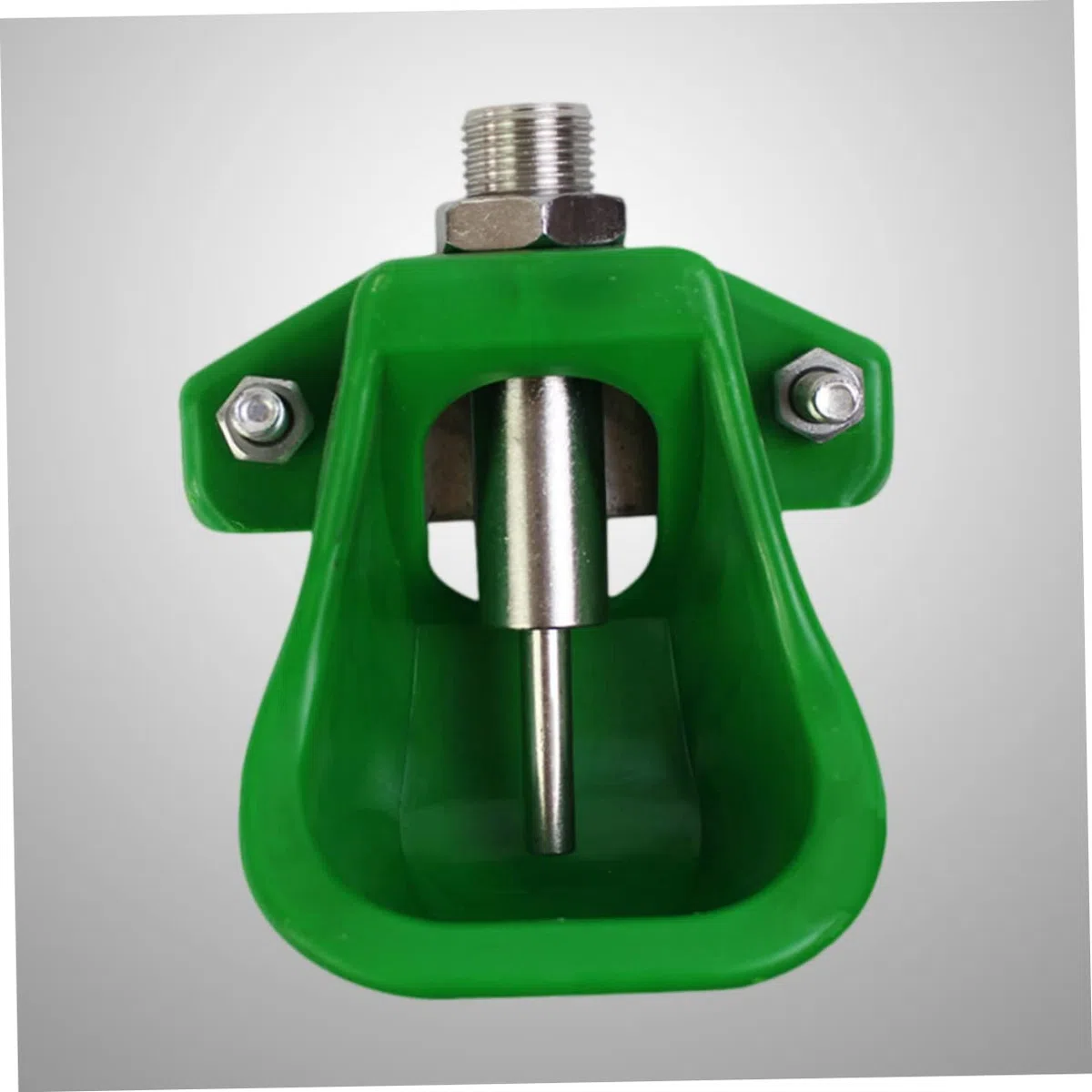 Bebedero para Cerdos 3 Piezas Acero Inoxidable y Plástico Verde | Uso en Granja, para Ganado y Porcinos, Cuenco de Agua para Cabras y Ovejas, Suministro Automático