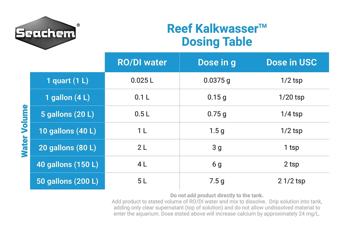 Seachem Reef Kalkwasser - 1 kg