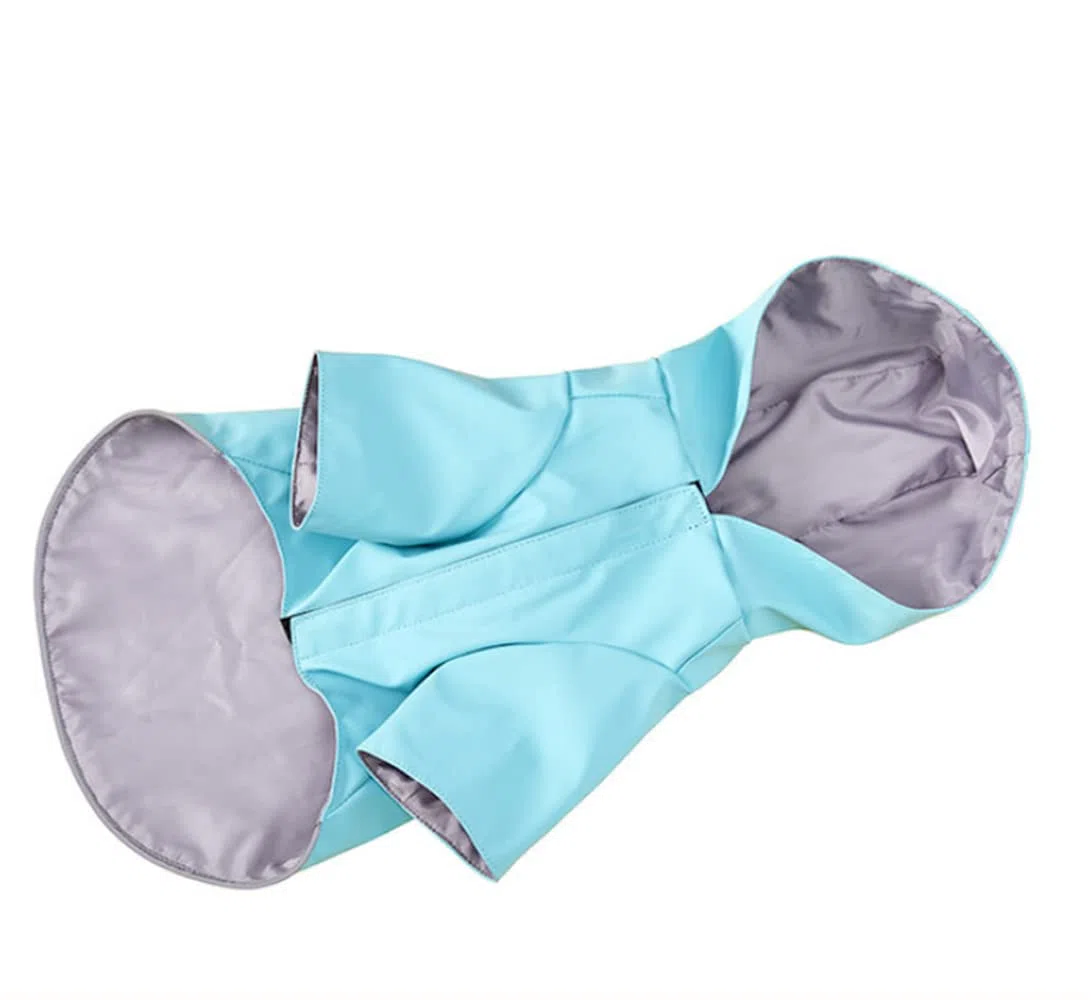 Chubasquero para Perros, Poncho Impermeable con Capucha for Perro, Ropa de Dos Patas, Chaqueta, for Cachorros y Perros Grandes(Pink,M)