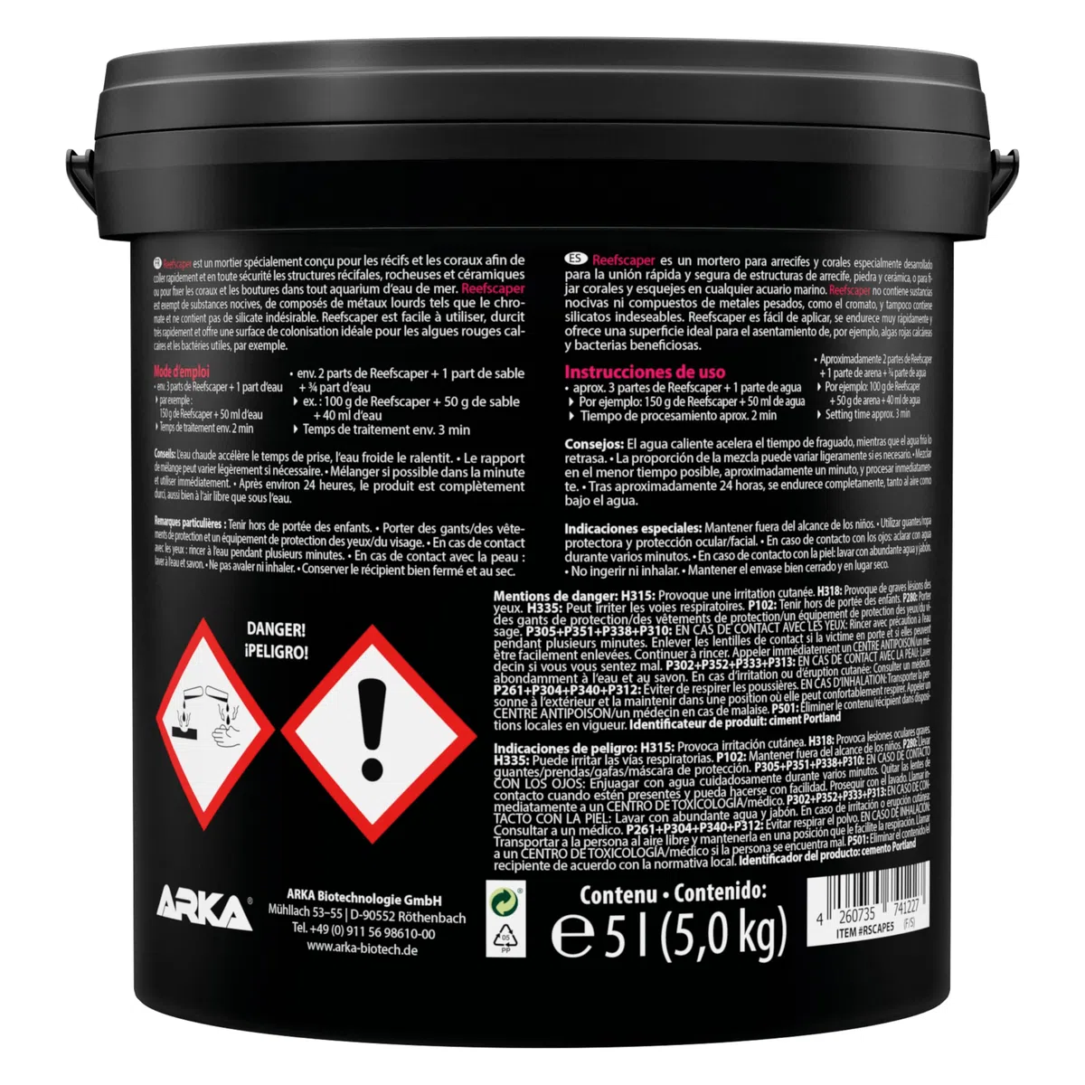 Mortero de Arrecife Marino 5000 g - Reefscaper para Esquejes