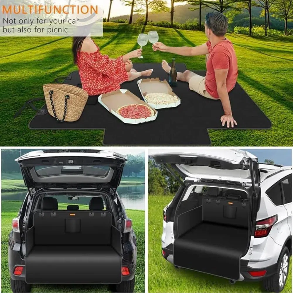 Funda Maletero Coche Perros, para VW Golf GTI 2020-2024 Funda Protector Perros para Maletero Resistente al desgarro y fácil de Limpiar