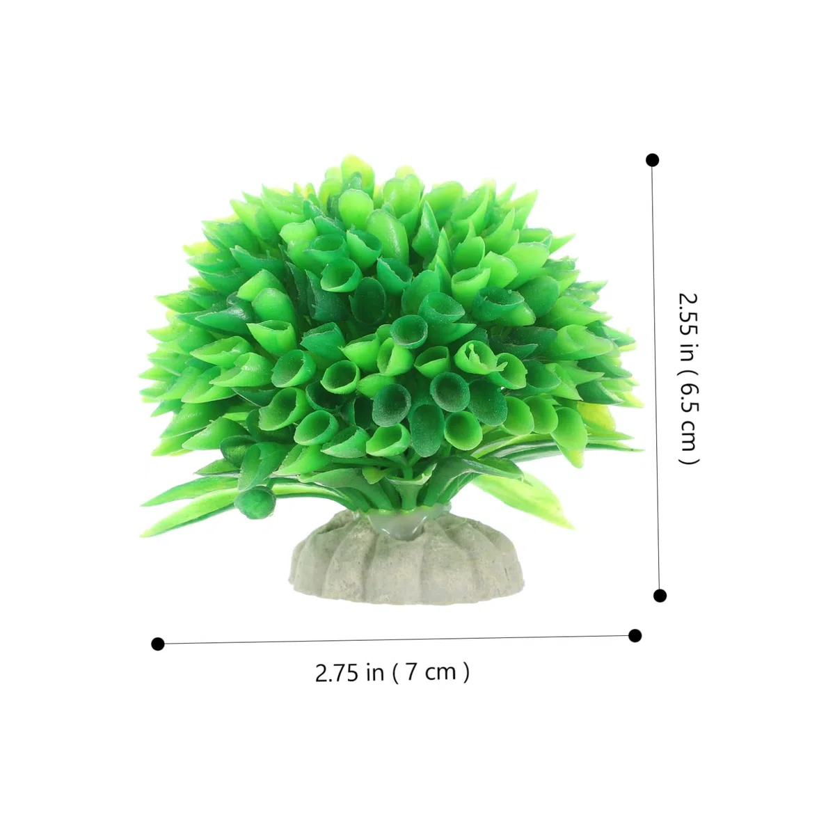 BESPORTBLE 5 Juegos Adornos De Acuario Planta Artificial para Pecera Disfraz De Equipo Plantas De Agua Falsas Decoración De Plantas Falsas De Juguete Tanque El Plastico 6 Piezas * 5