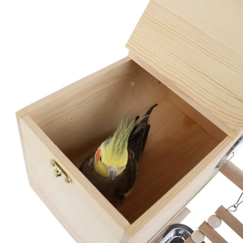 Percha para pájaros Soporte de Juego for Loros, Nido cálido, pájaro, Escalera Escalada, peonía, fénix Negro, Periquito, Juguetes Entrenamiento