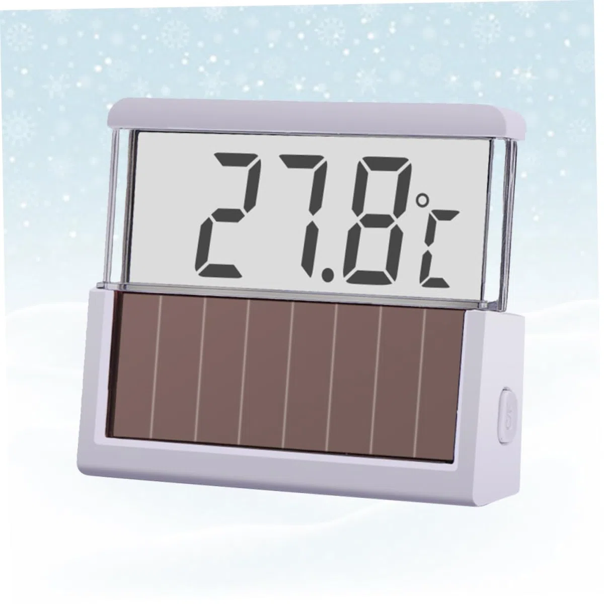 Yardwe 3 Piezas termometro digital LED agua del acuario agua del tanque de peces medidor de temperatura del termómetro digital pecera tronco acuario calabaza pescar