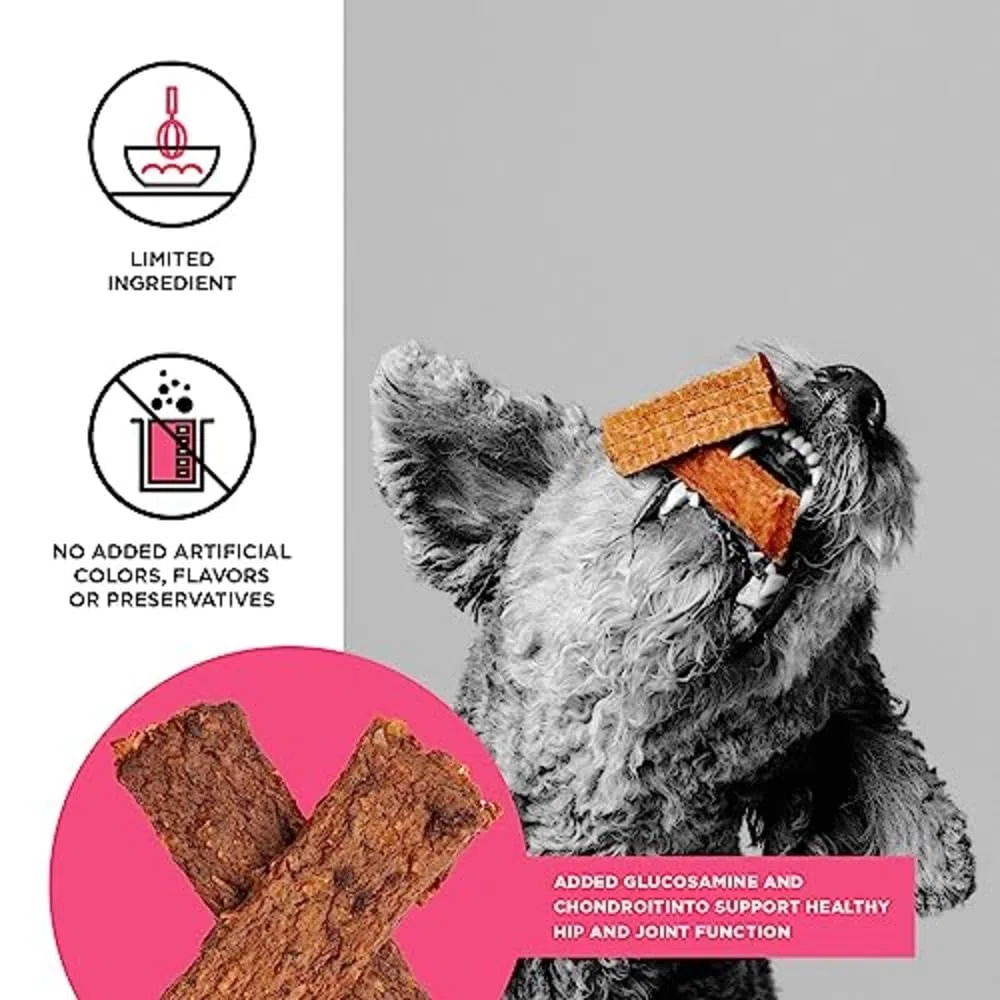 Buckley - Golosinas funcionales saludables para Perros de Cadera y articulaciones, Receta de Carne de Res, 5 onzas