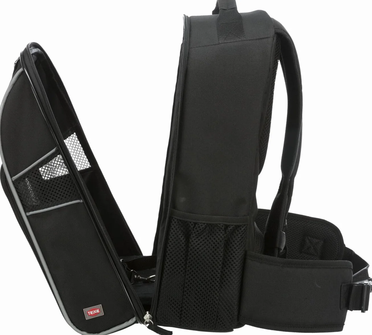 Trixie Mochila William, 33 × 43 × 23 cm, Negro, Perro