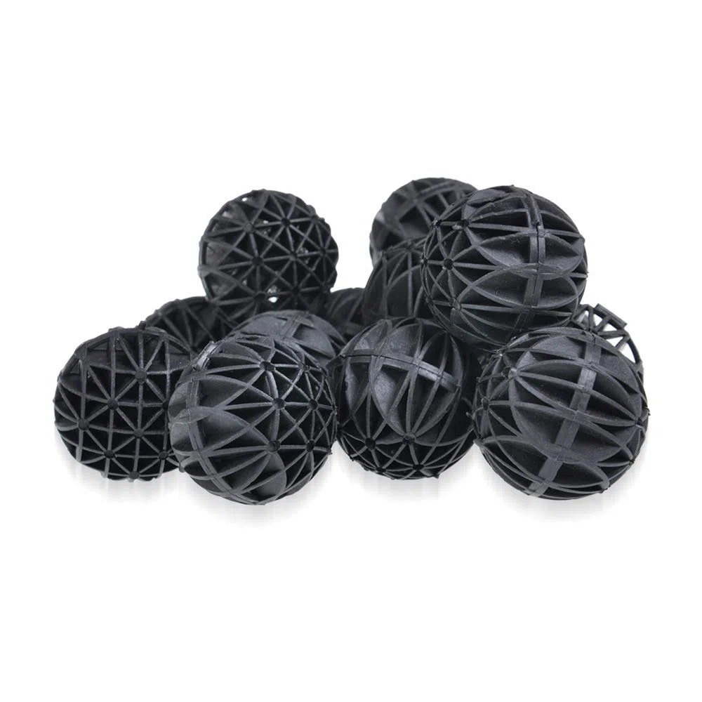 Bolas de acuario bio, bola de filtro de acuario medios bio, 80 piezas (56 mm)