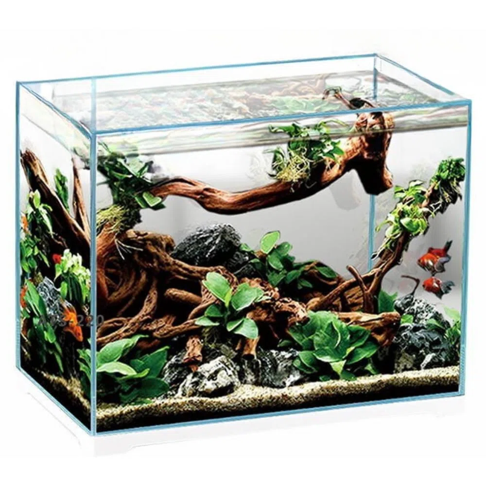 Aquariumline - Acuario abierto de cristal extraclaro, 22 l, 42,6 x 23,6 x 28 cm